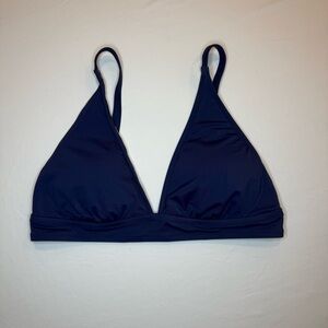 New Navy Blue Triangle Bikini Top
